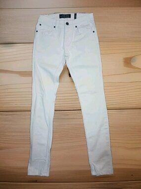 Men's Skinny Jeans White Denim Excellent Condition XXX Rude JEANS 28/32